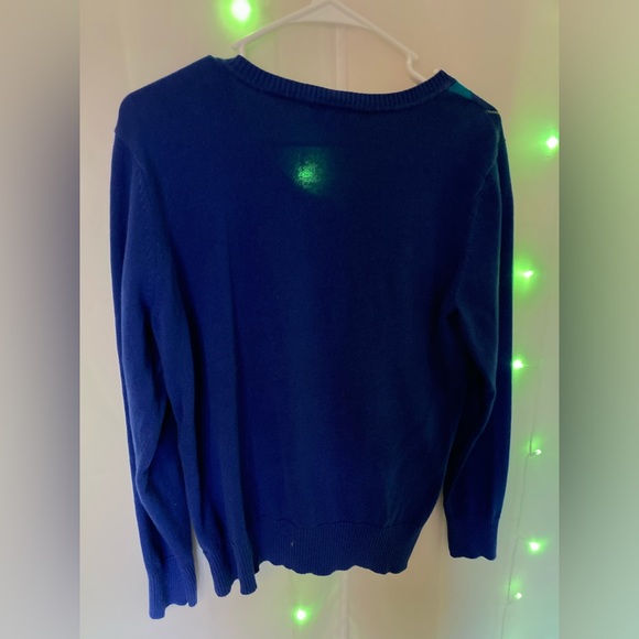 Blue knitted sweater - Picture 2 of 3